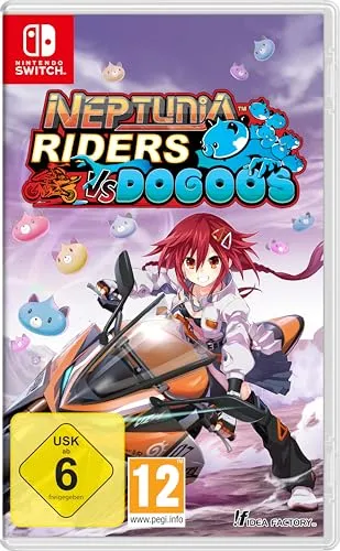 Neptunia Riders VS Dogoos – Day One Edition (Nintendo Switch) - Spiele für Nintendo Switch – Erlebe aufregende Abenteuer mit 6 Charakteren, sammle Dogoos und meistere 15 spannende Stufen! Individualisiere dein Bike für maximale Leistung und gewinne im Dogoo Bounty-Hunt!