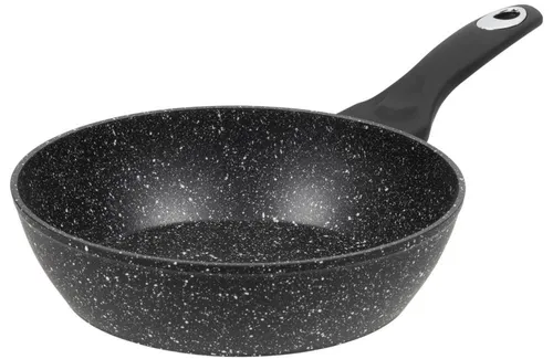 RESTO Kitchenware Bratpfanne Antlia, tiefe Pfanne mit ergonomischem Soft-Touch-Griff, Aluminium (1-tlg), Marmor-Antihaftbeschichtung, 4-lagig, für alle Herdarten geeignet