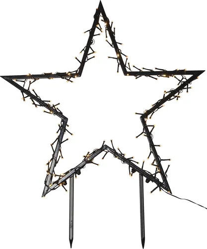 Star Trading Großer Outdoor-Leuchtstern 'Spiky', - Lampen, mit Timer und 140 Lichtern, ideal für festliche Beleuchtung im Außenbereich.