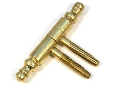 2xStück Scharnier Einbohrbänder mt Zierkopf Aufschraubband Türband Tür-Scharnier