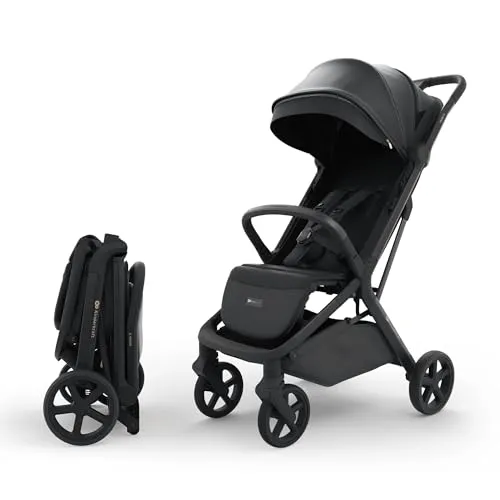 Kinderkraft NUBI 3 Buggy – Automatisch zusammenklappbar, große EVA-Räder, atmungsaktiver Mesh-Sitz, UPF50+ Verdeck