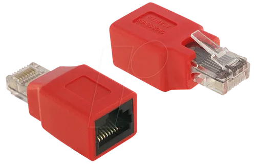 DELOCK 65025 - Adapter RJ45 Crossover Stecker/Buchse