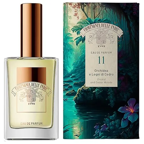 Compagnia delle Indie Eau de Parfum 11 | 75 ml | Orchidee & Zedernholz | Blumig & warm | Intensiv & langanhaltend (Orchidee & Zedernholz)