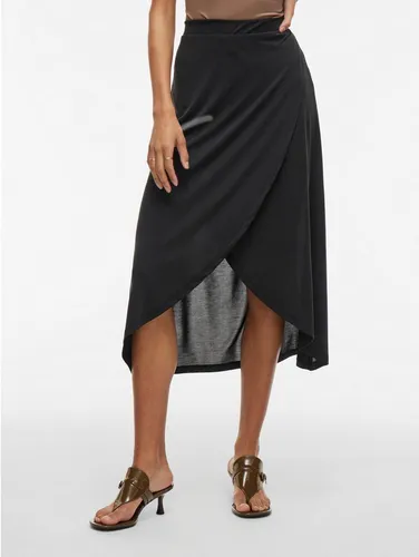 Vimodala Hw Wrap Skirt - Noos - Vila Midirock für Damen, lässiger Wickelrock aus weichem Material, ideal für vielseitige Outfits und jeden Anlass.