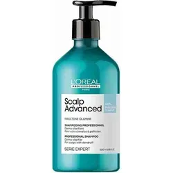 L’Oréal Professionnel Serie Expert Scalp Advanced Shampoo 500 ml - Hochwirksames Shampoo gegen Schuppen, 500 ml, für gesundes und gepflegtes Haar.