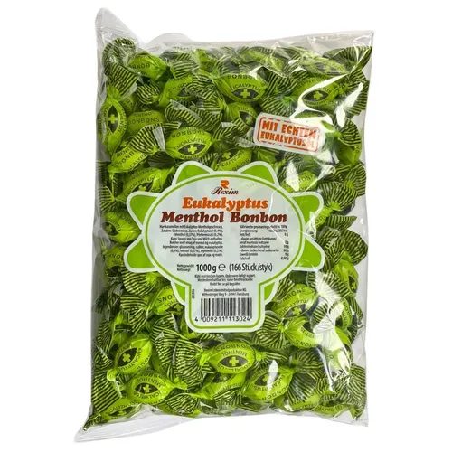 Rexim Euka Menthol Bonbons 1kg Eukalyptus 6,29 EUR/kg
