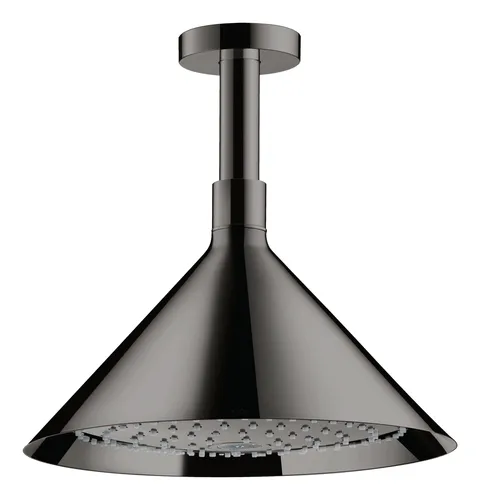 Axor Showers Kopfbrause 240 2jet - Polished Black Chrome - Luxuriöse Brause mit Deckenanschluss, 2 Strahlarten für ein individuelles Duscherlebnis in edlem Design.