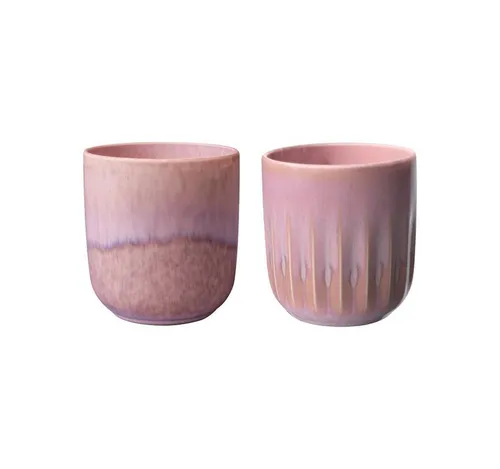 like. by Villeroy & Boch Perlemor Coral Becher Set 2tlg. in pink von like. by Villeroy & Boch