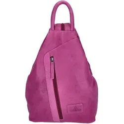 The Skandinavian Brand Damen Leder Rucksack - 50-lila - Tagesrucksäcke aus hochwertigem Leder, stilvoll und praktisch für den Alltag, ideal für modebewusste Frauen.