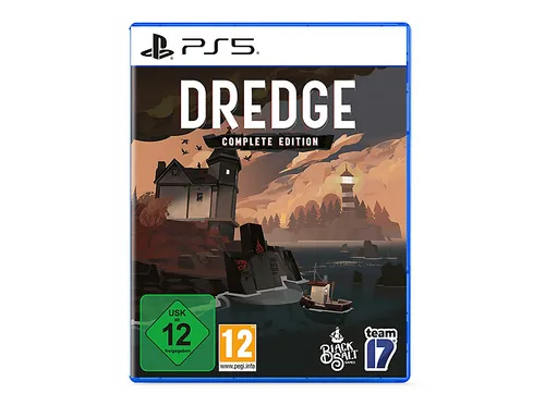DREDGE - Complete Edition für PlayStation 5 - Konsolen-Spiel, entdecke die Geheimnisse abgelegener Inseln und erfülle spannende Quests in diesem fesselnden Adventure-Spiel.