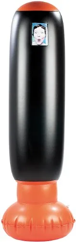 PEARL Boxsack stehend: Anti-Frust Soft Punching-Ball - Standboxsack aufblasbar mit 160 cm Höhe - ideal zum Stressabbau und Fitness. Inklusive Reparatur-Set und perfekt für Boxtraining zu Hause.