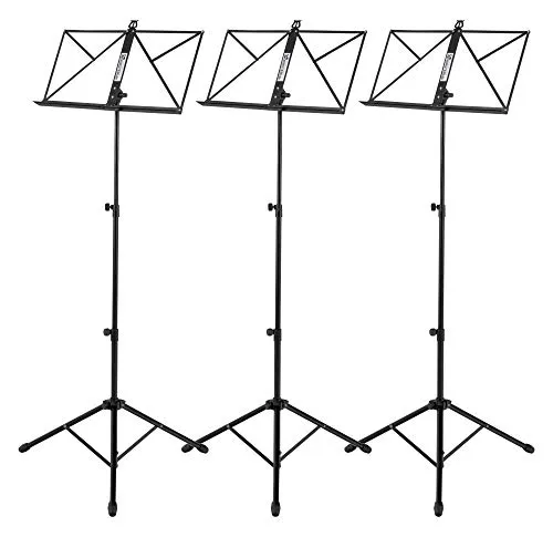 Kirstein Notenständer massiv 3x Set in schwarz von Kirstein