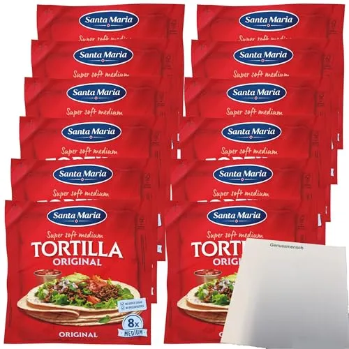 usy Bundle für Santa Maria Original Soft Tortillia VPE (12x320g Packung) + usy Block