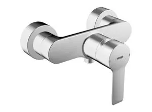 Hansa Brausearmatur Hansaligna 06670103 - Duscharmaturen mit verchromter Oberfläche, energieeffizientem Wasserfluss von 19 l/min und sicherem Rückflusschutz nach DIN EN 1717 für höchsten Komfort.