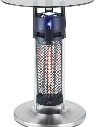 Suntec Wellness Heat Patio 1200 Glas Tisch 65 cm