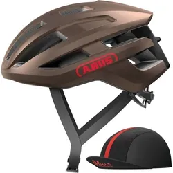 ABUS Rennradhelm PowerDome ACE - Leichter Helm mit Race Cap - Fahrradhelme – Leichtgewicht mit optimaler Belüftung und stylischer Race Cap für Schutz gegen Sonne und Insekten. Ideal für unbeschwerten Fahrspaß auf jeder Strecke.