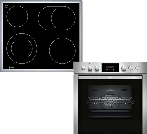 NEFF Elektro-Herd-Set EDX4P0 mit Pyrolyse-Selbstreinigung