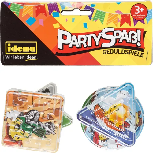 Idena Partyspass Geduldspiele 4 Stück (22692254)