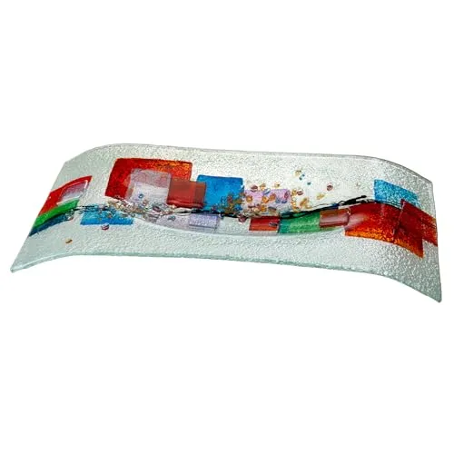 Gilde Deko-Schale Willou, weiß, 57cm x 5cm von GILDE GLAS art