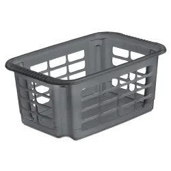 Rotho Kunststoff AG Rotho REVERSO Drehstapelkorb, 4,5 Liter, Aufbewahrungskorb, Maße: 295 x 190 x 125 mm, Farbe: anthrazit 1102608853