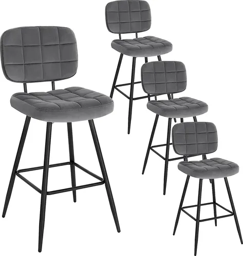 EUGAD Barhocker 4er Set