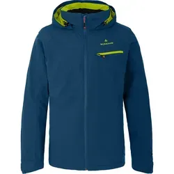 Bergson TALLMOS | Herren Regenjacke mit Netzfutter, Poseidon/Lime Punch, Größe 58