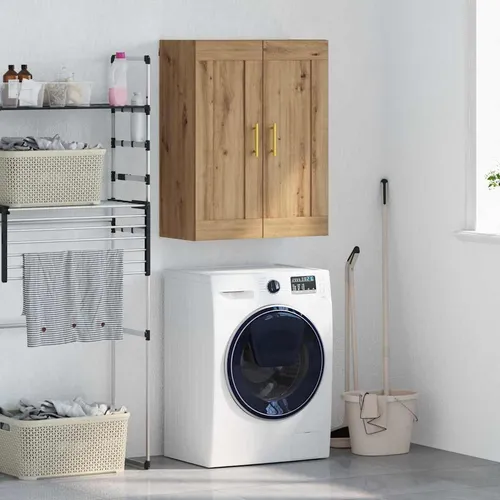 vidaXL Wandschrank Artisan-Eiche 69,5 x 34 x 90 cm