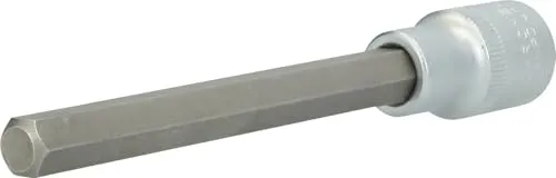BRILLIANT TOOLS BT022884 1/2 Zoll Innen-6-Kant Schraubendreher-Einsat z, 140mm, 10mm [Powered by KS TOOLS]