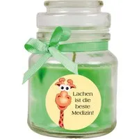HS Candle Duftkerze & Bonbon Glas Genesung Grün Kokos