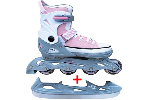 Cox Swain Inlineskates Sneak 2in1 verstellbar Inline Skates und Schlittschuhe, 4-fach größenverstellbar