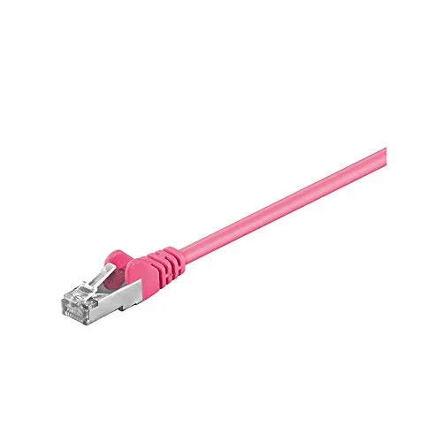 Goobay 93428 CAT 5e Patchkabel, F/UTP, Magenta