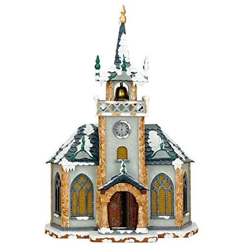 Winterkinder Winterhaus Kirche von Hubrig von Hubrig Volkskunst