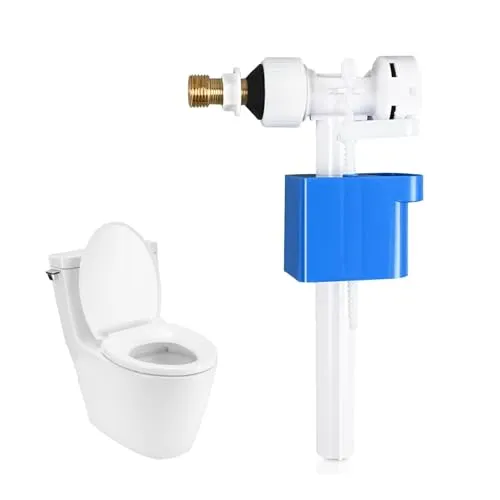 Spülkasten Ersatzteile, Spülkasten Füllventil Schwimmerventil Universal G3/8 und G1/2 Messing Anschluß Spülkastens Ersatzteile Einstellbare für WC Wassersparend
