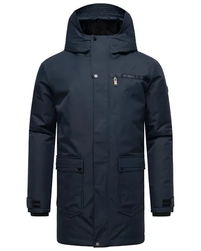 Stone Harbour Wintermantel Netaan XX Herren Kurzmantel mit kuscheliger Kapuze - Funktionsjacke, wasser- und windabweisend mit kuscheliger Kapuze für optimalen Komfort in der kalten Jahreszeit.