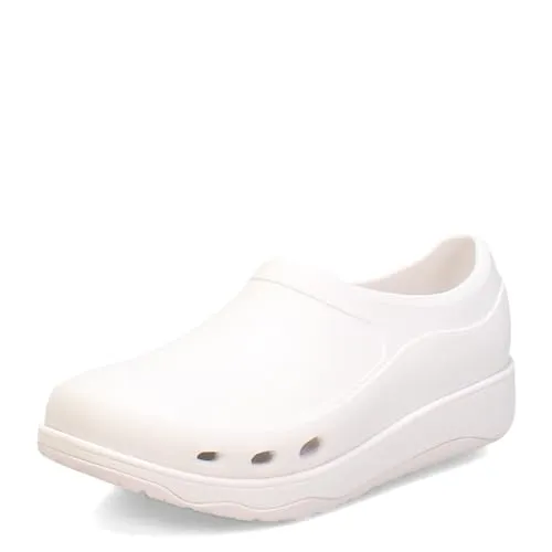 FitFlop Damen Clog Industrial ID4 in Urban White - Moderne Sandalen für Damen in Größe 40, aus hochwertigem Leder. Ideal für den täglichen Komfort und stilvollen Auftritt.