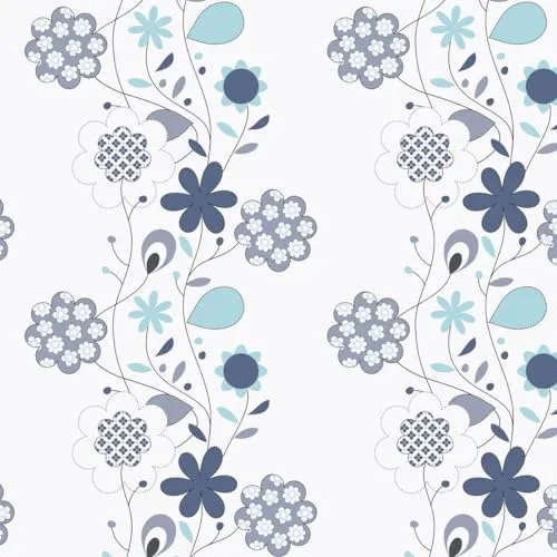 Theraline Bezug für Stillkissen 190cm Blumenranken, beidseitig Design 174 | 510017401