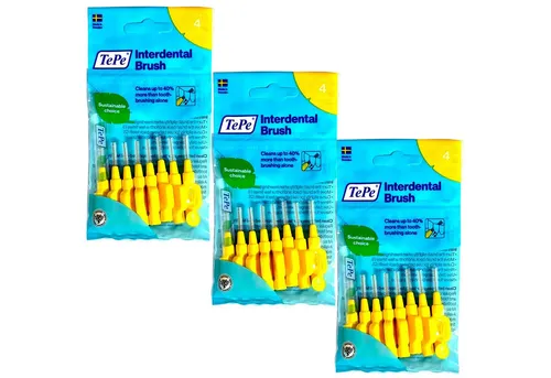 TePe Interdentalbürsten 3x8 TePe Original Interdentalbürsten - 0,7mm gelb