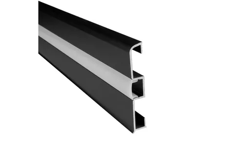 tktrading24 Sockelleiste C02 LED Premium Aluprofil Schwarz von tktrading24