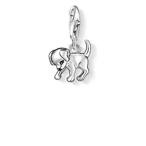 Thomas Sabo Charm-Anhänger Hund Welpe aus 925 Sterling Silber - Eleganter Charm-Anhänger für Damen aus 925er Sterlingsilber, ideal für Bettelarmbänder und Ketten. Ein einzigartiges Geschenk für besondere Anlässe.