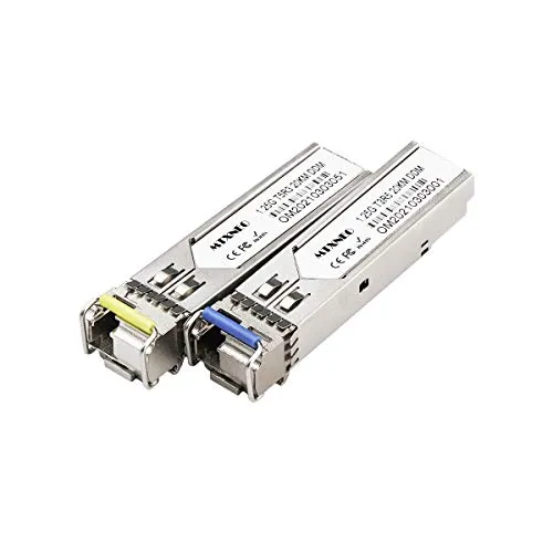 Ein Paar SFP-Modul 1.25G Bidi Single Fibre Transceiver 1310 nm/1550 nm SMF LC-Anschluss bis zu 20 km für offene Switches