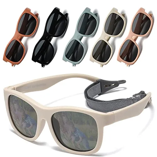 Musivon Baby Sonnenbrille 6 monate in beige von Musivon