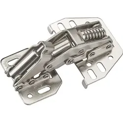 SO-TECH® Aufschraubscharnier 90° mit SoftClose - Hochwertiges Möbelscharnier aus vernickeltem Stahl, verstellbar und ideal für sanftes Schließen von Türen. Perfekt für individuelle Möbelprojekte.