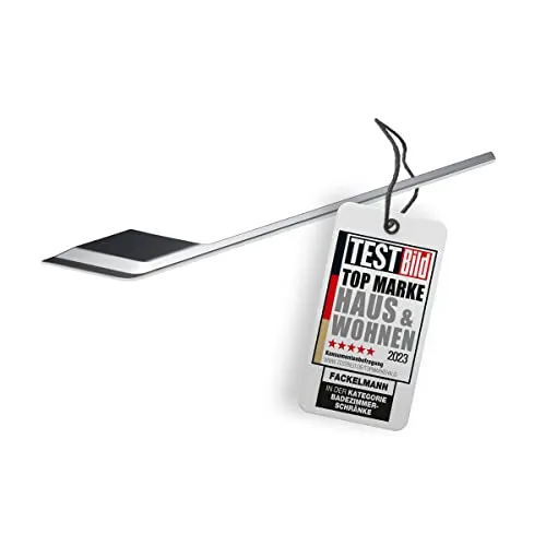 Handtuchhalter FACKELMANN B.clever 38 cm - stilvolle Handtuchstange in Chrom - Eleganter Handtuchhalter aus Metall, ideal für modernes Bad-Design und platzsparend.