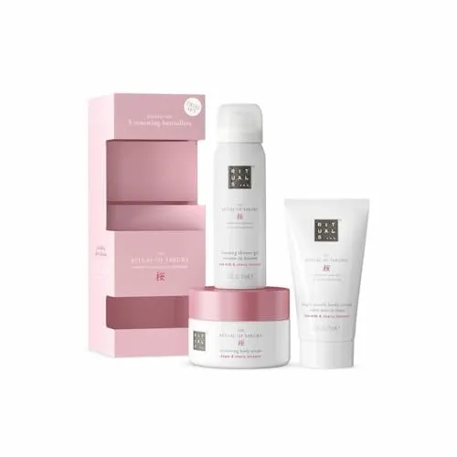 Rituals The Ritual of Sakura Set - Luxuriöses Pflegeerlebnis - Entdecken Sie mit dem The Ritual of Sakura Set die zarte Essenz japanischer Kirschblüten. Ideal für unterwegs, bietet es eine Auswahl an beliebten Pflegeprodukten für entspannende Momente und seidig-weiche Haut.