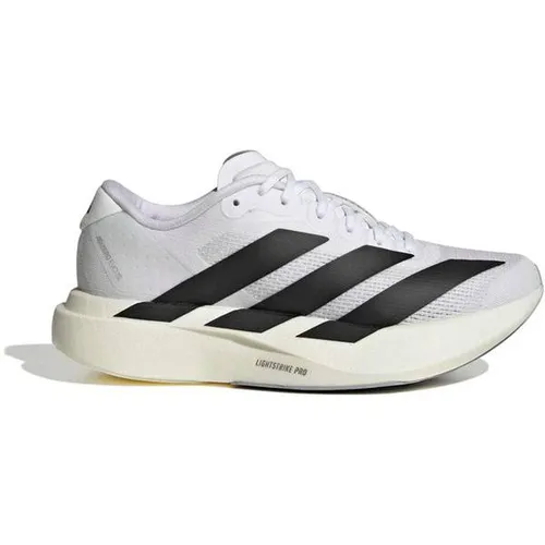 adidas Performance ADIZERO EVO SL Laufschuh für Kinder & Teens - Größe 39 EU - Sportlicher Laufschuh für Kinder und Jugendliche in Cloud White, ausgestattet mit LIGHTSTRIKEPRO Dämpfung für optimalen Komfort und Gummi-Laufsohle für besten Halt.