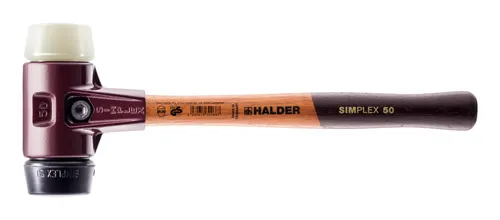 Halder Schonhammer Simplex 80 mm Gummi/Nylon von Halder