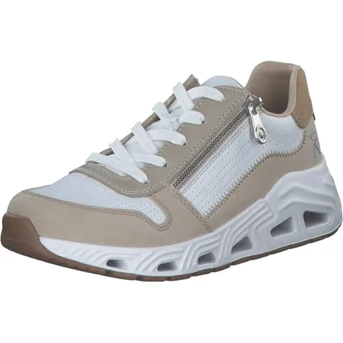 Rieker N5204 Schnürschuh in beige von Rieker