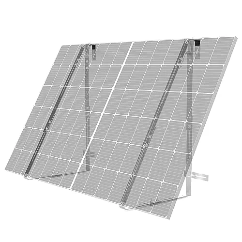 SachsenRAD Balkon Solarmodulhalterungen - Dachhalterungen für Solarmodule, langlebige Aluminiumlegierung, ideal für die Montage auf Balkonen und Flachdächern, passend für Modulbreiten von 92-120 cm.