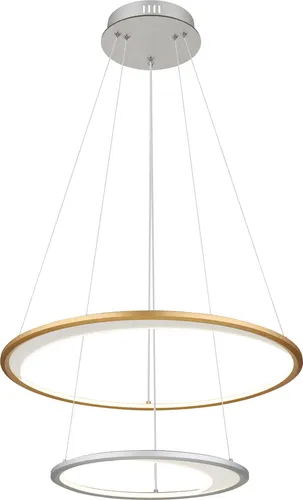Pendelleuchte Hängelampe LED Dimmbar mit Fernbedienung in Gold - Lampen mit einzigartigem Design, dimmbar und mit Fernbedienung. Ideal für stimmungsvolle Beleuchtung im Esszimmer, inklusive Nachtlicht und Timer-Funktion.