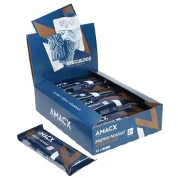 AMACX Energieriegel Nougat Spekulatius | 12 Riegel Box von Amacx